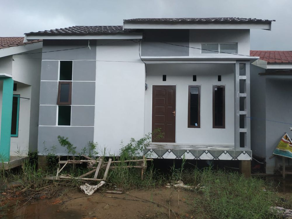 foto tampak rumah tipe subsidi perumahan The R Land Residence