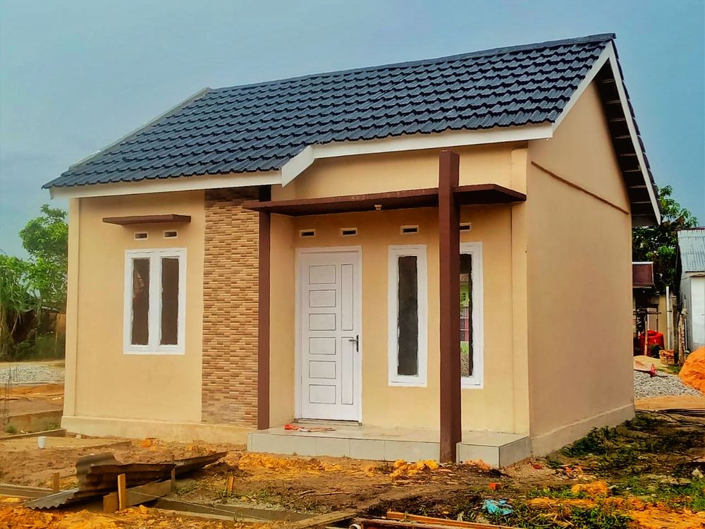 foto tampak rumah tipe 36 perumahan MULYA REGENCY II