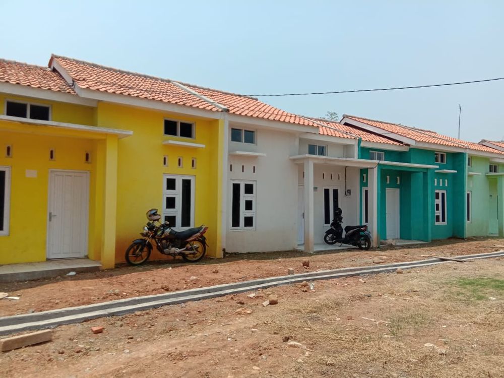 foto tampak rumah tipe SUBSIDI perumahan Griya pakumbulan indah residence 