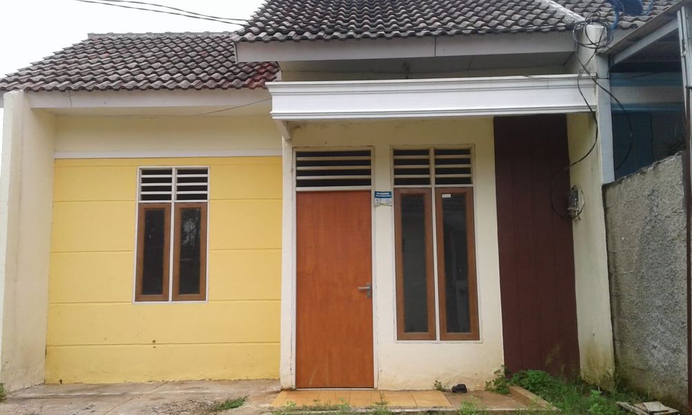 foto tampak rumah tipe 30/60 perumahan BUKIT KENCANA RESIDENCE