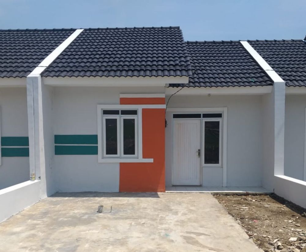 foto tampak rumah tipe 30 perumahan Chibule Village