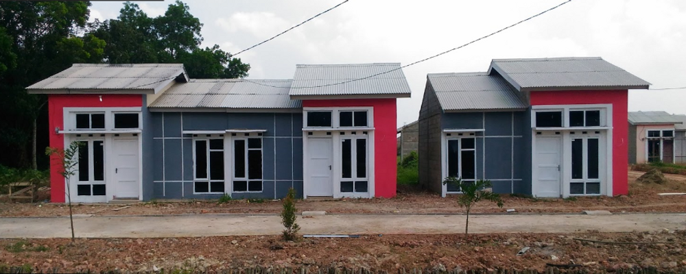 foto tampak rumah tipe RSH perumahan MATARA INDAH