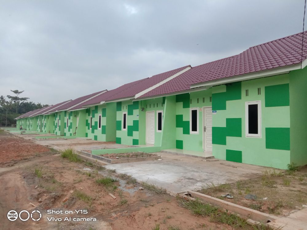 foto tampak rumah tipe 36 perumahan Jentera Residence