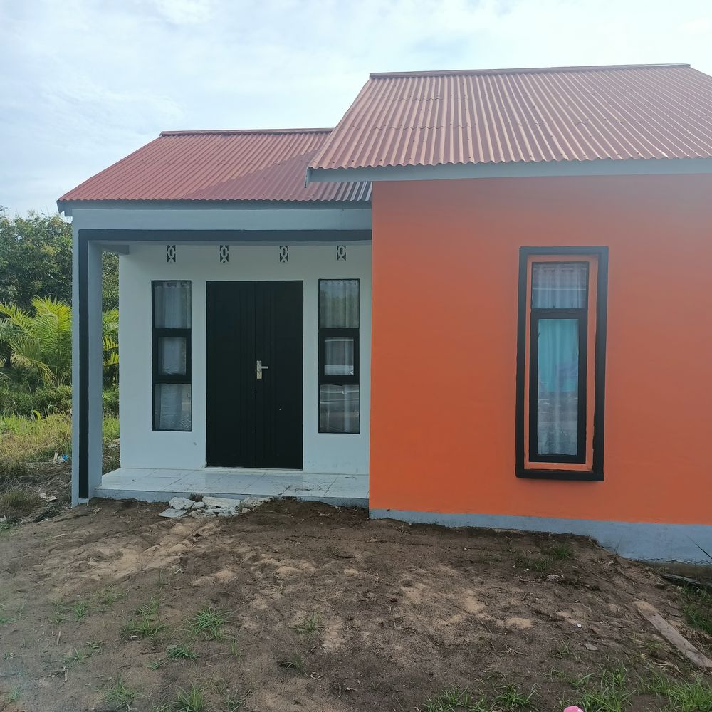 foto tampak rumah tipe 36 perumahan GREEN MULIA RESIDENCE