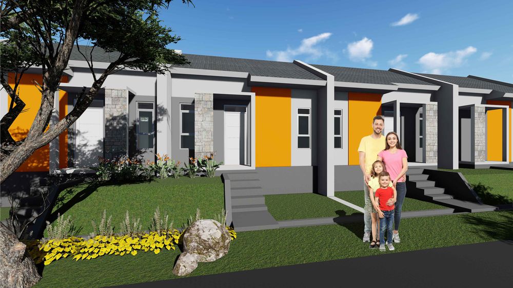 foto tampak rumah tipe 30/60 villa perumahan TAMAN BUKIT ANCOL