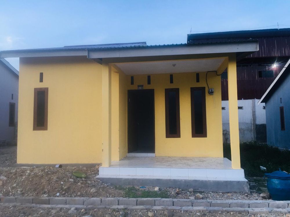 foto tampak rumah tipe 36 perumahan BTN MUTIARA KHATULISTIWA PARIGI