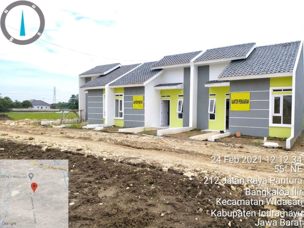 foto tampak rumah tipe Rumah Subsidi perumahan PESONA JATIBARANG ASRI