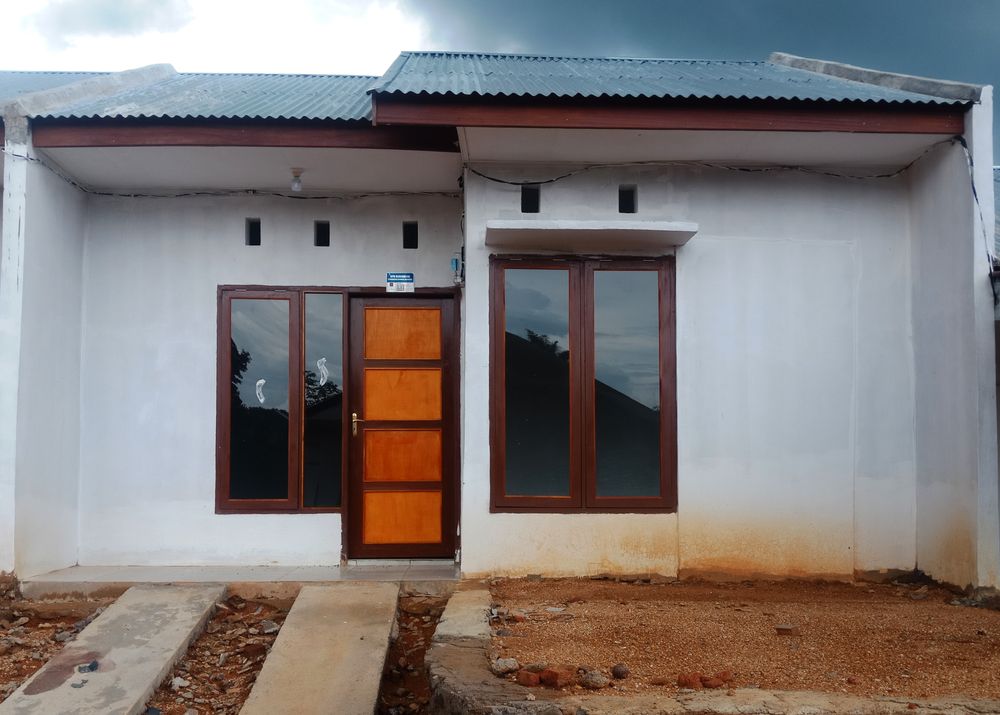 foto tampak rumah tipe 36/72 perumahan ALDI RESIDENCE 5