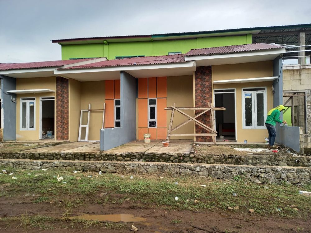 foto tampak rumah tipe 36 perumahan Pesona Zahirah