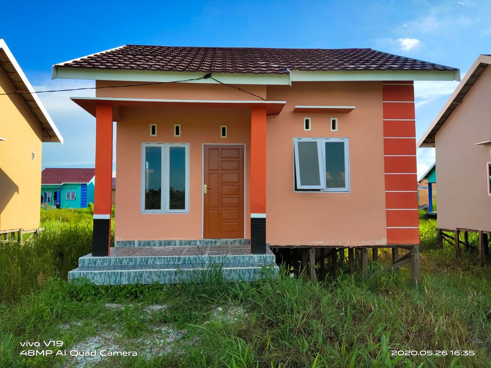 foto tampak rumah tipe 36 perumahan GRAND PURNAMA II PERLUASAN
