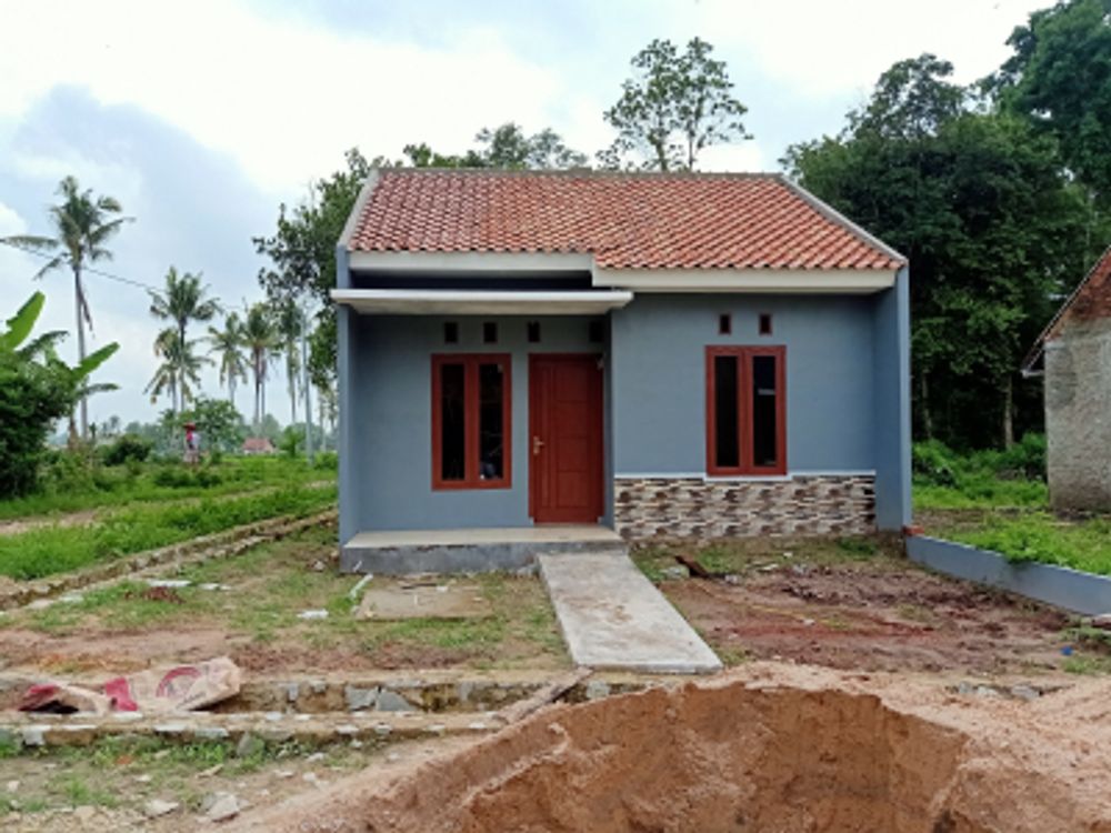 foto tampak rumah tipe 36 perumahan PATOK JATI
