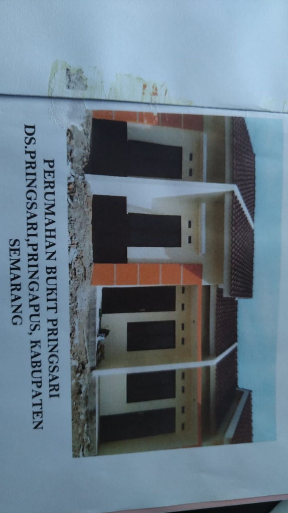 foto tampak rumah tipe 30 perumahan BUKIT PRINGSARI