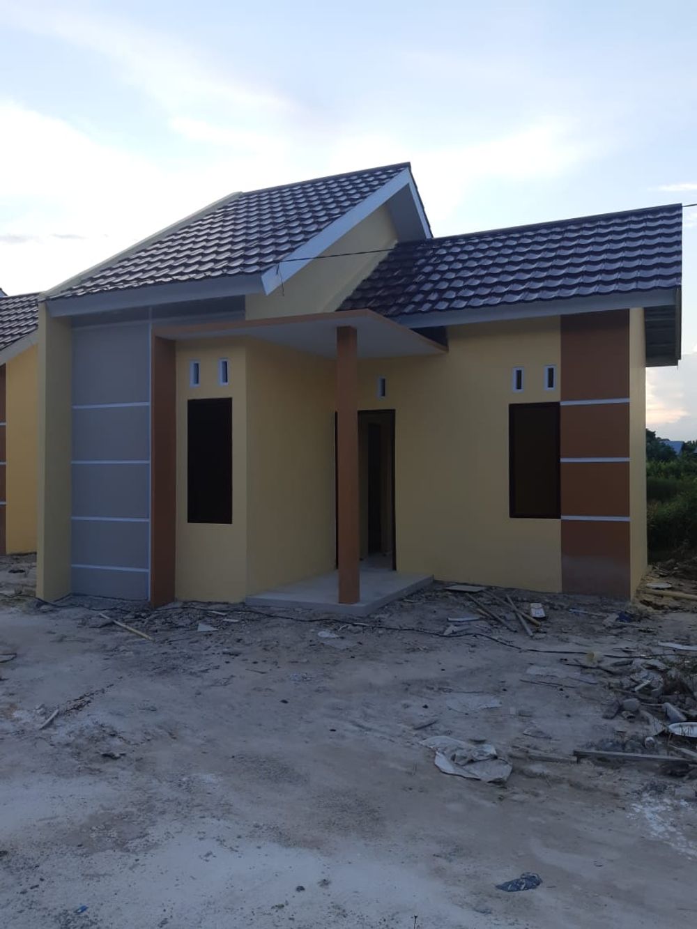 foto tampak rumah tipe 36 perumahan Green Garden