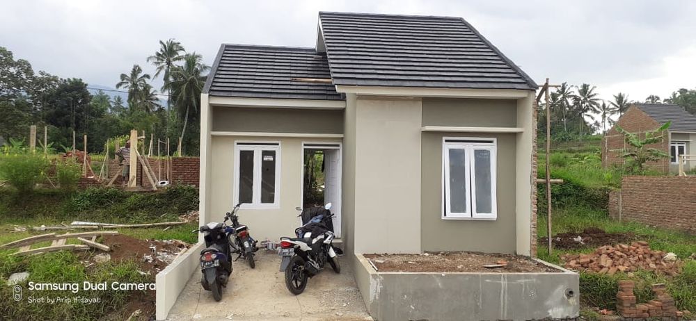foto tampak rumah tipe 36 perumahan Garden Permata Asri