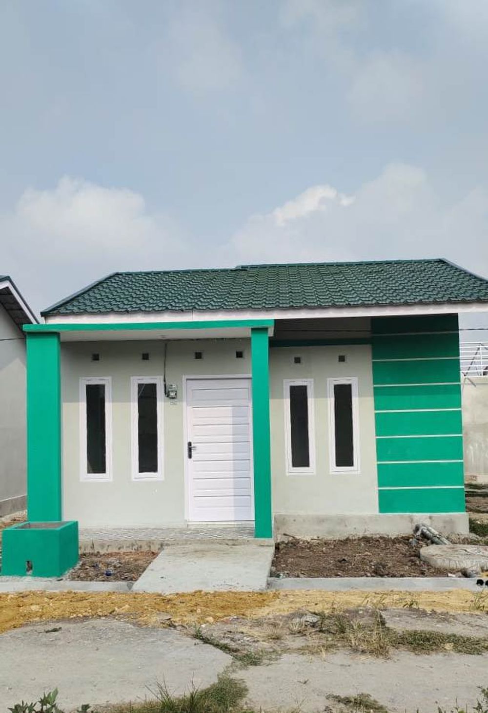 foto tampak rumah tipe Arafah 36/108 perumahan Griya Pulai Sakinah Tahap V