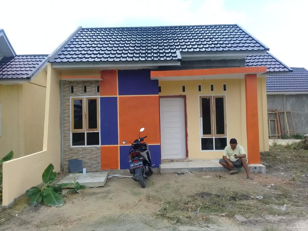 foto tampak rumah tipe 36 perumahan Bumi Purwosari Permai