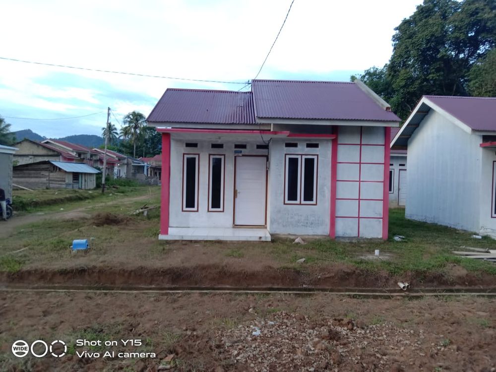 foto tampak rumah tipe 36 perumahan KAMPUNG BARU PERMAI