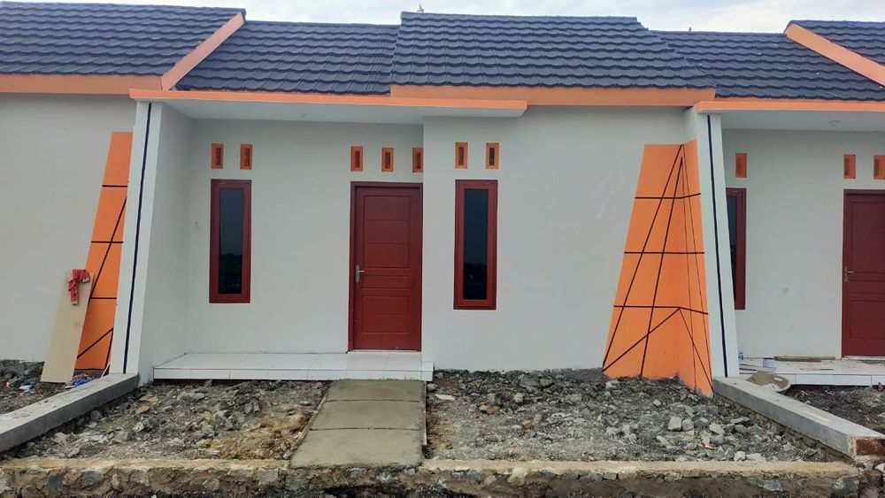 foto tampak rumah tipe 30/60 perumahan Sulthan Residence