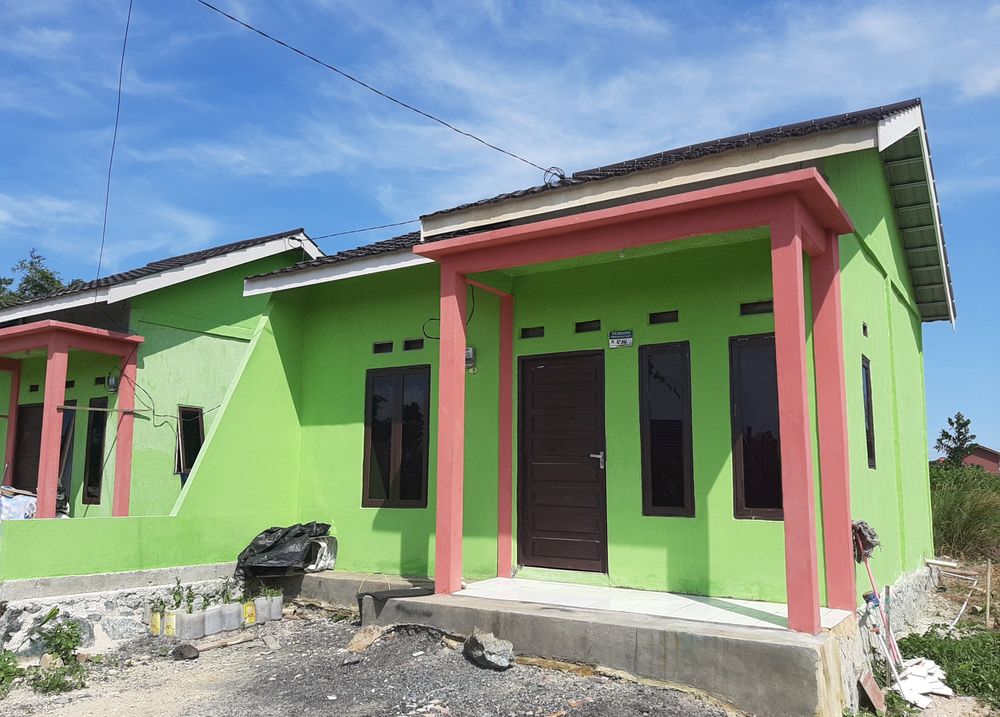 foto tampak rumah tipe 36/117 perumahan Griya Tanah Merah Tahap IV