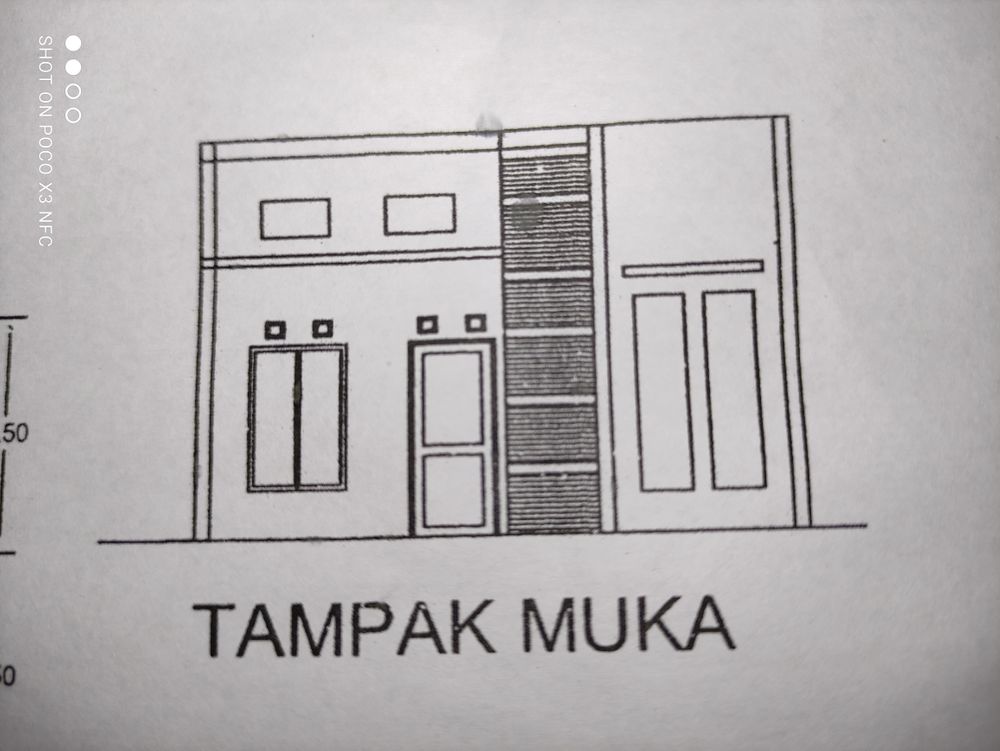 foto tampak rumah tipe 30/60 perumahan CITRA ASRI 2