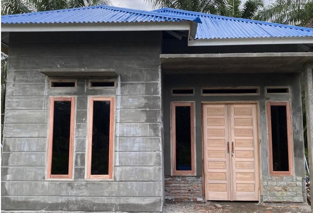 foto tampak rumah tipe 36 perumahan GRIYA OKA FADLI
