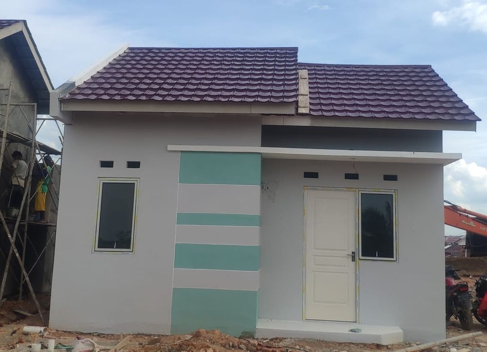 foto tampak rumah tipe MAYANG CITY perumahan MAYANG CITY