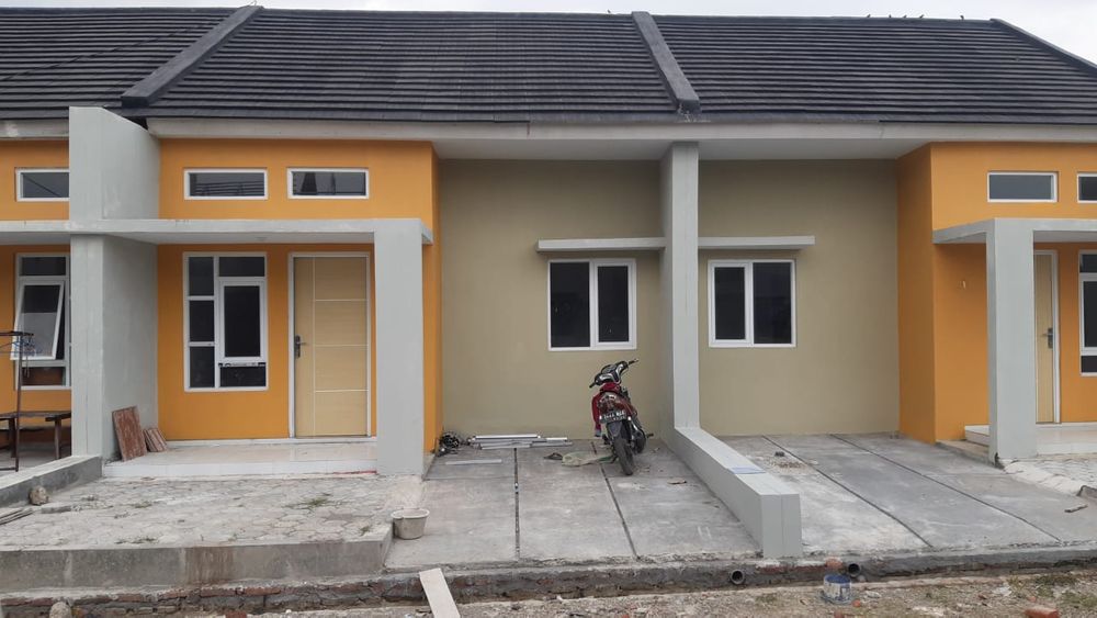 foto tampak rumah tipe 36/78 perumahan Cluster Munjungagung Asri