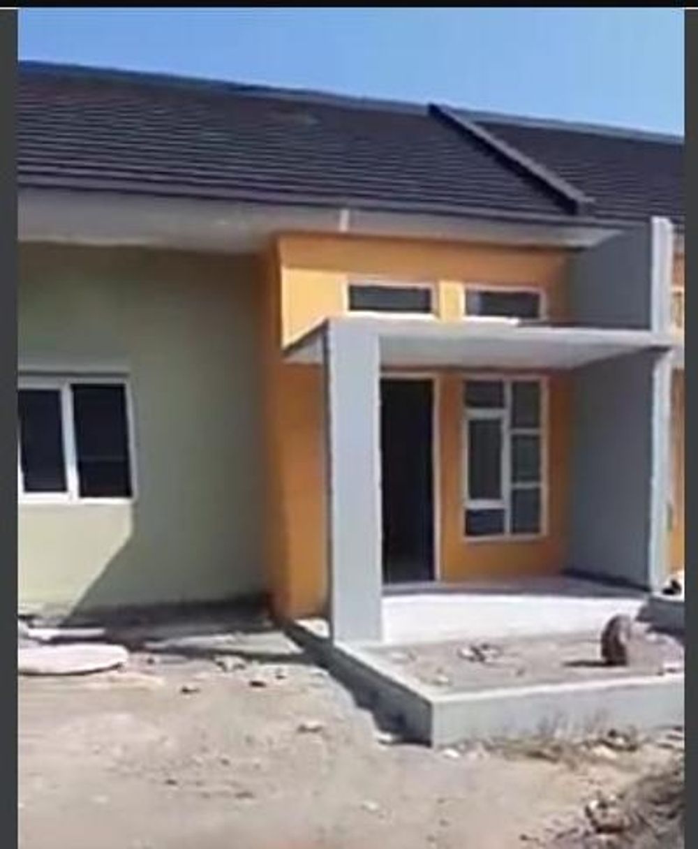 foto tampak rumah tipe 36/77 perumahan Cluster Munjungagung Asri