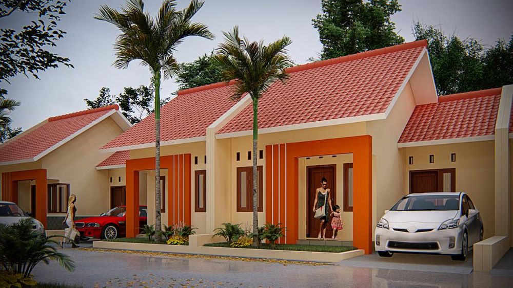 foto tampak rumah tipe subsidi perumahan PERUMAHAN PODOMORO