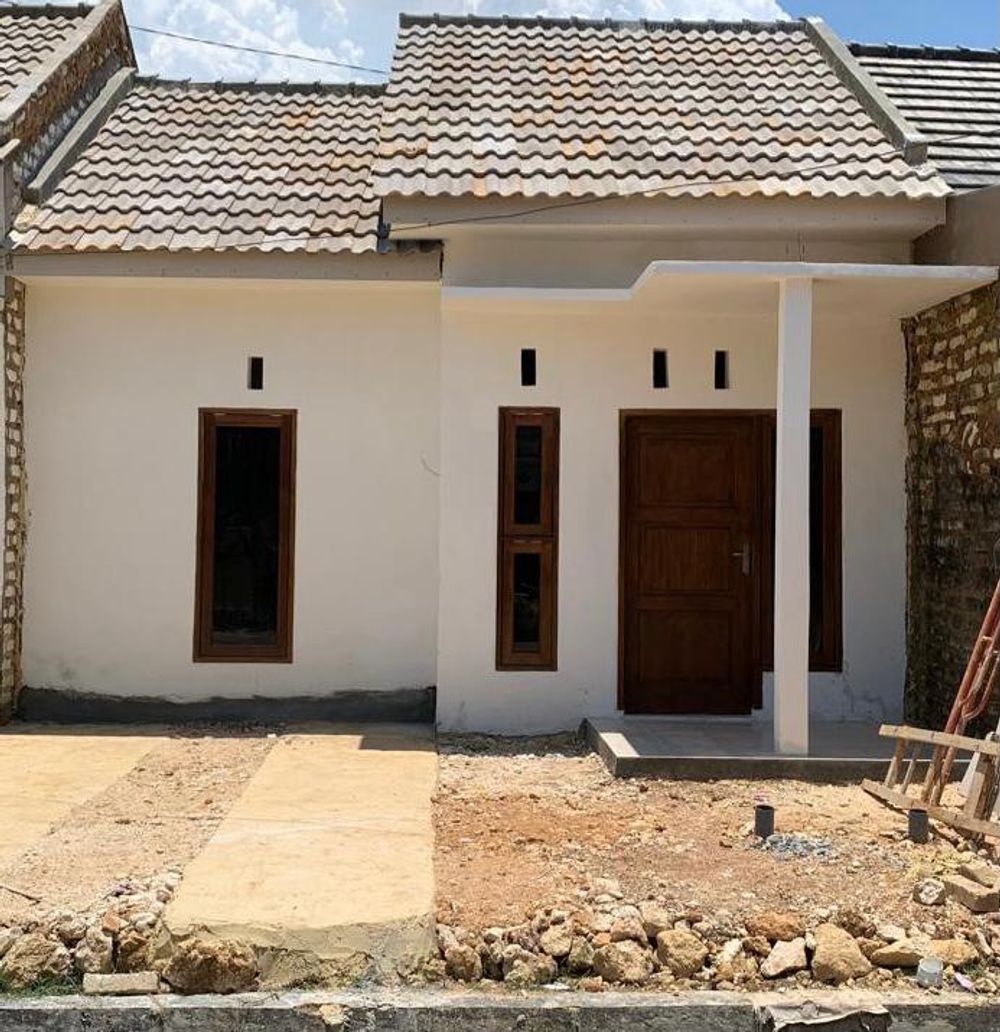 foto tampak rumah tipe 36 perumahan Bukit intan marengan asri regrncy