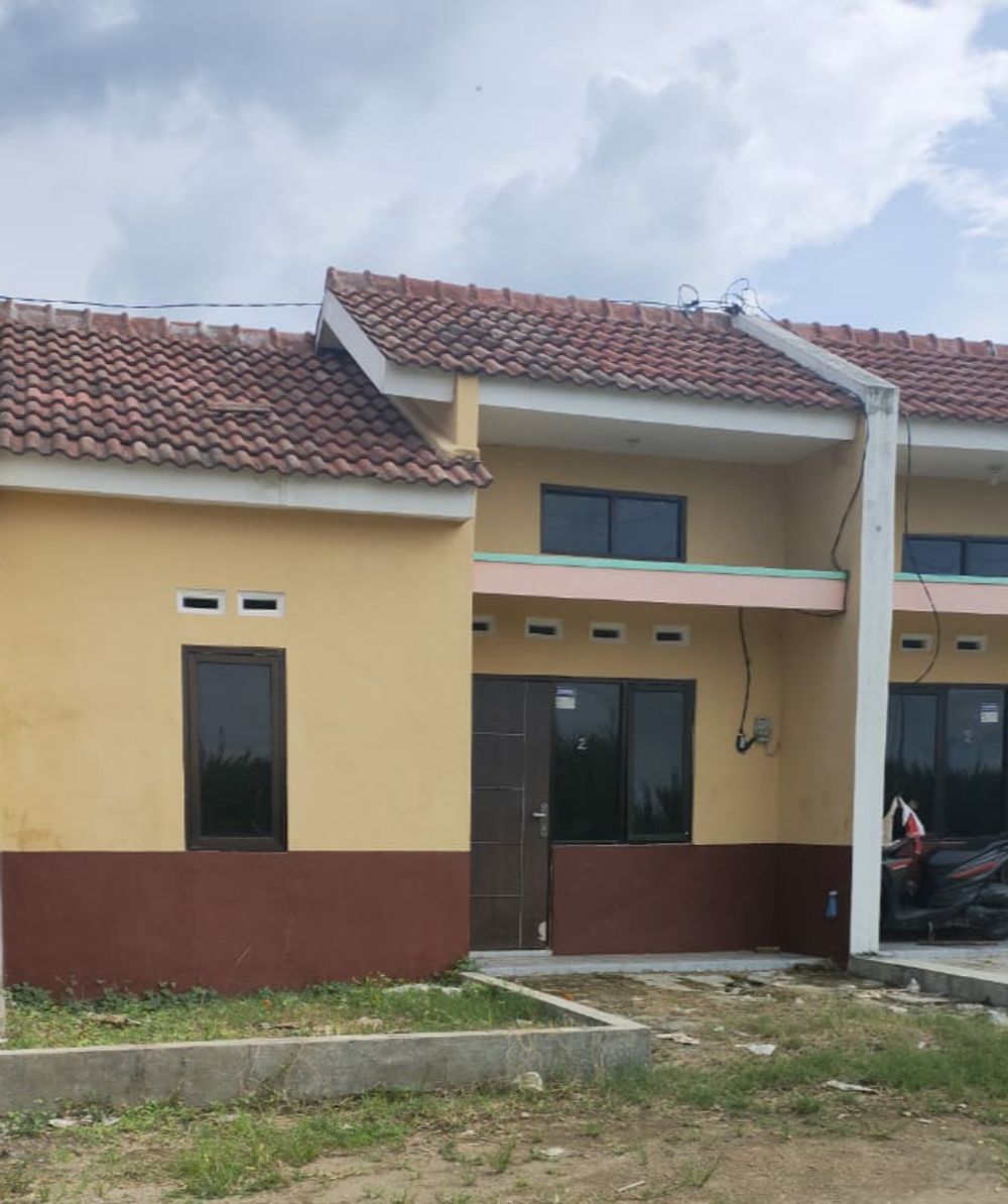 foto tampak rumah tipe 30/60 perumahan Perum Tiara Indah 2