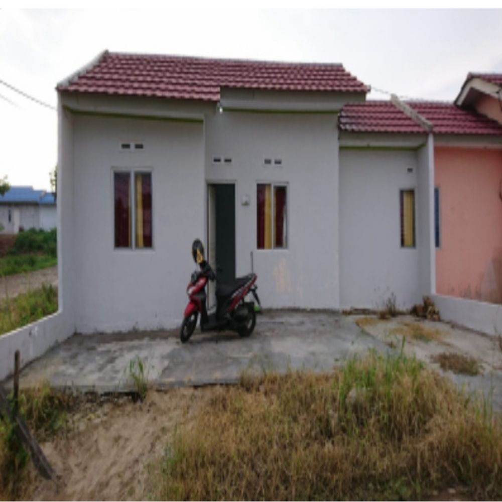 foto tampak rumah tipe 36 perumahan perumahan serambi sumatera residence