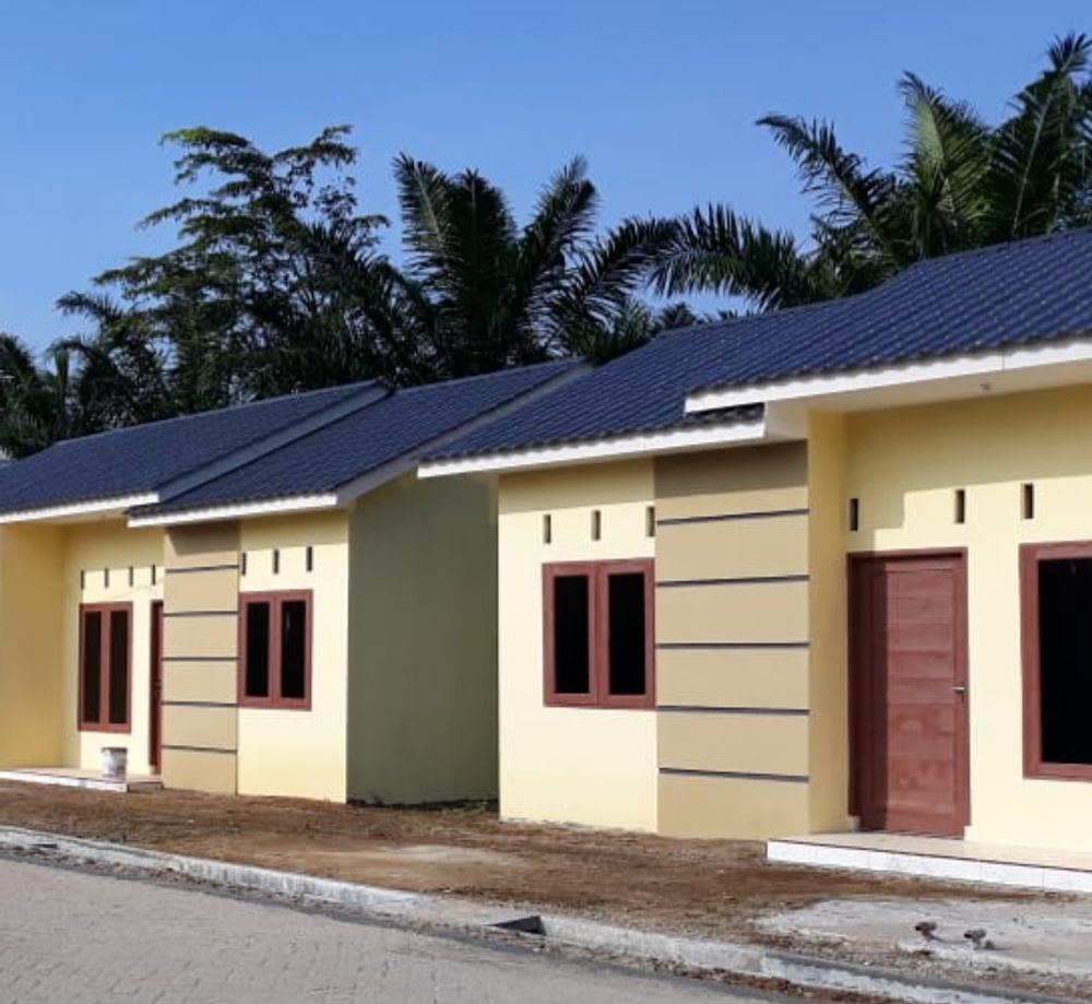 foto tampak rumah tipe 36/84 perumahan Perum. Griya Mitra Sarana Asri