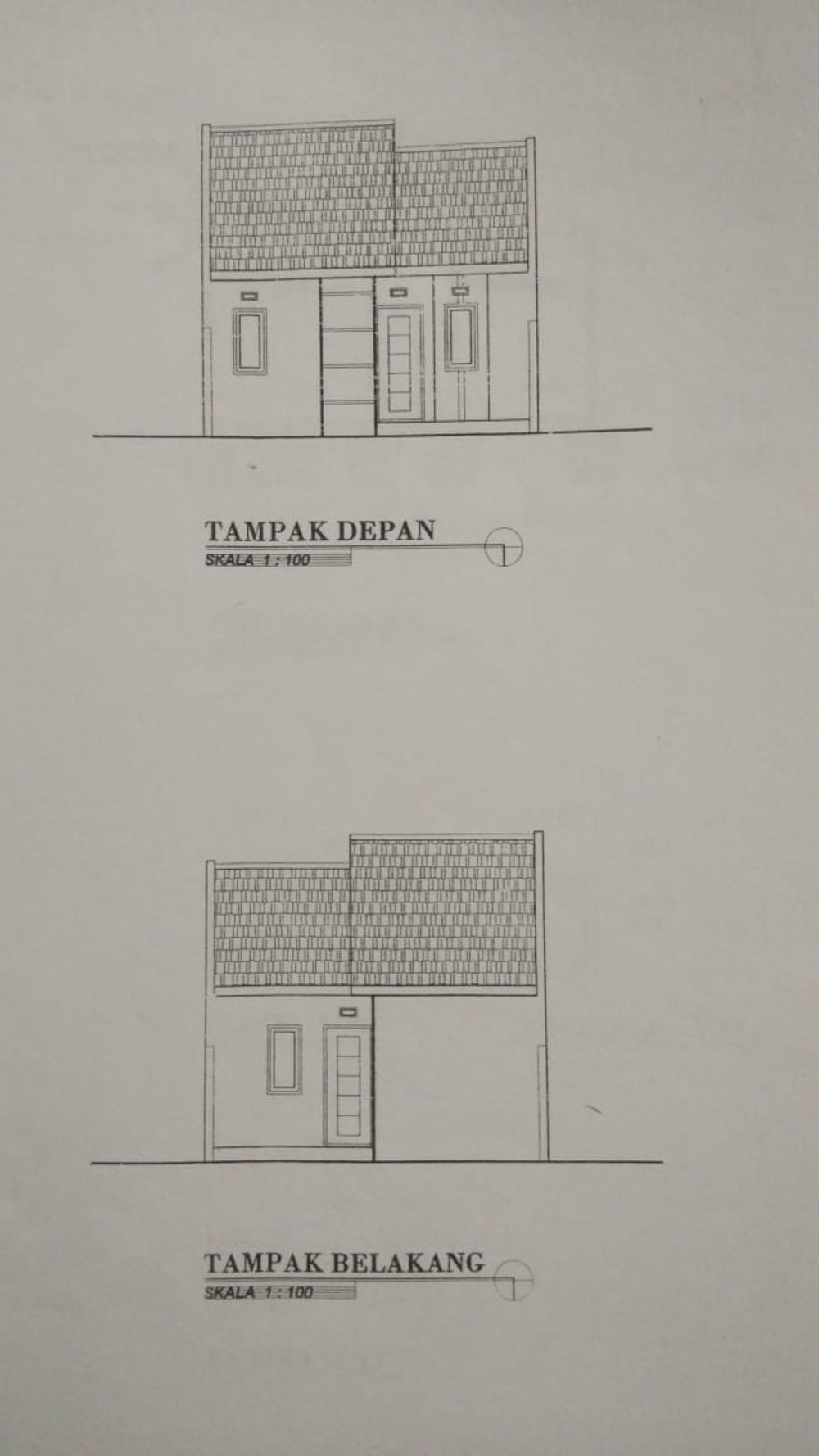 foto tampak rumah tipe 32/72 perumahan GRAHA WANAJAYA INDAH