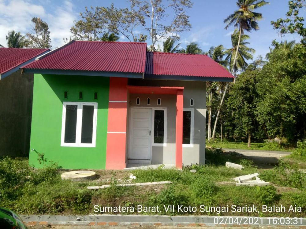 foto tampak rumah tipe 36/100 perumahan Green Garden