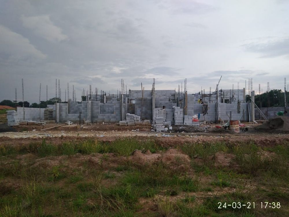 foto tampak rumah tipe 36/60 perumahan Griya Pratama Residence