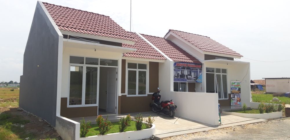 foto tampak rumah tipe 36/60 perumahan Griya Pratama Residence