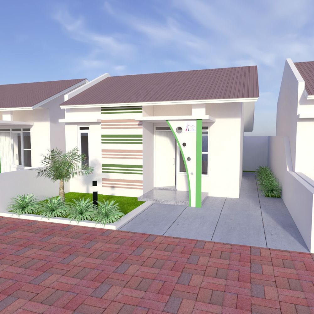 foto tampak rumah tipe 36 Minimalis perumahan 32 ALCINDI RESIDENCE