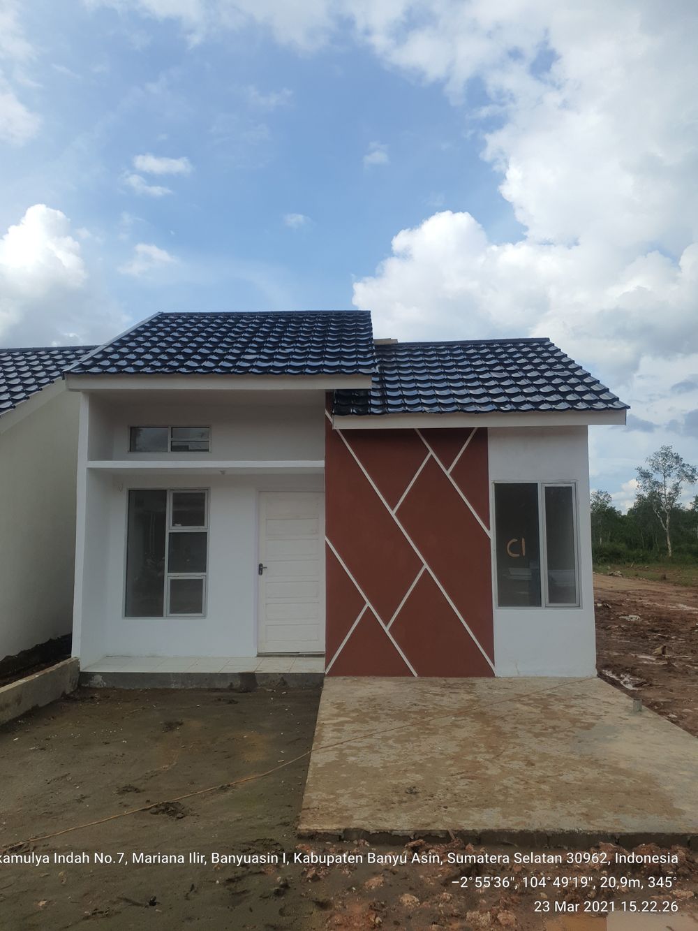 foto tampak rumah tipe 36 perumahan GRIYA INDAH PERMAI