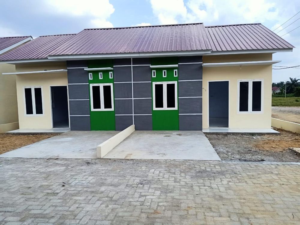 foto tampak rumah tipe 36 perumahan SURYA RESIDENT