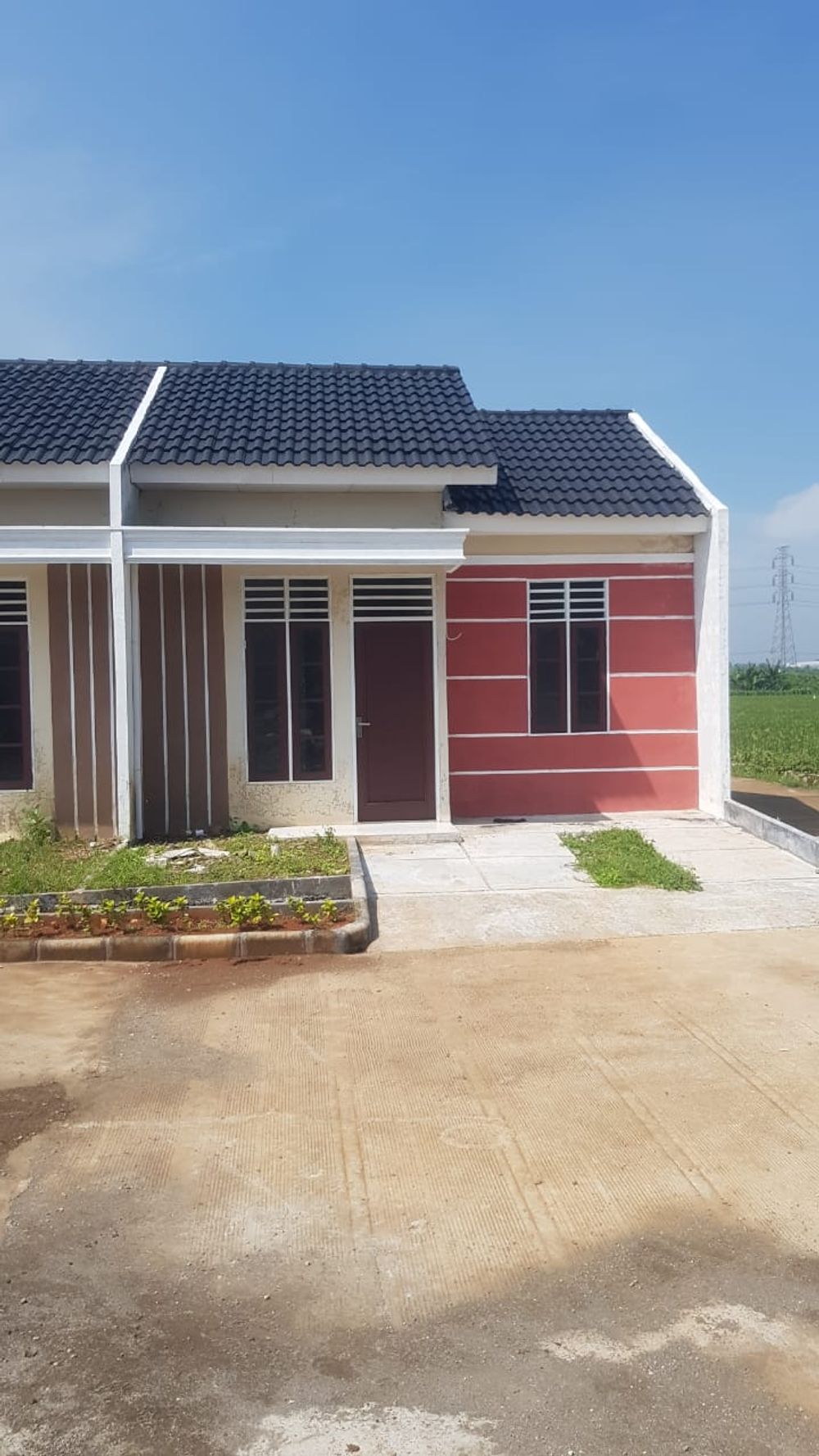 foto tampak rumah tipe SUBSIDI perumahan GRAND PERMATA RESIDENCES