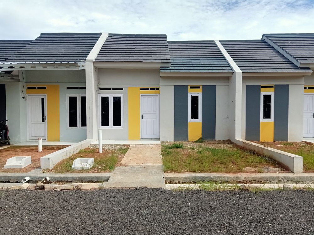 foto tampak rumah tipe 36/72 perumahan Juwita Regency