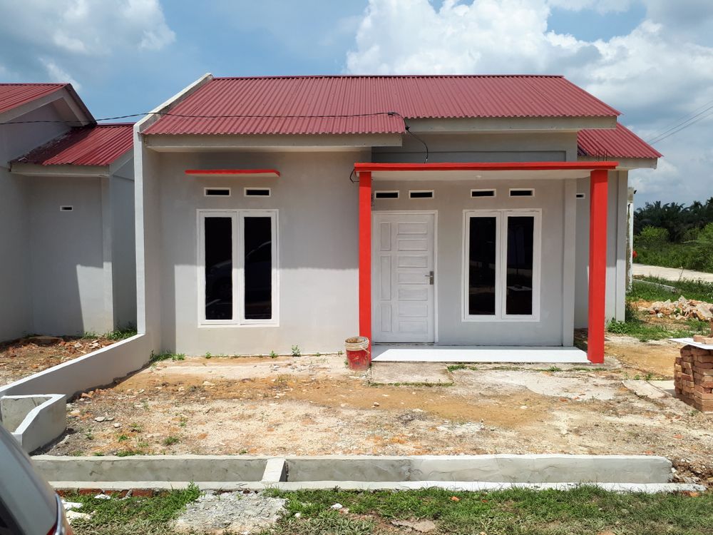 foto tampak rumah tipe 36 perumahan Griya Limbungan Asri