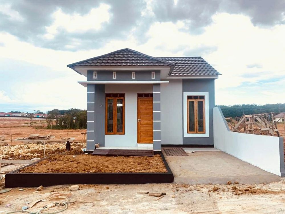 foto tampak rumah tipe 36 Subsidi perumahan Rizky Balangan Residence Tahap 3