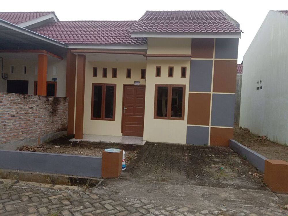 foto tampak rumah tipe 36 perumahan PURI PERMATA HIJAU CLUSTER GAMBAS