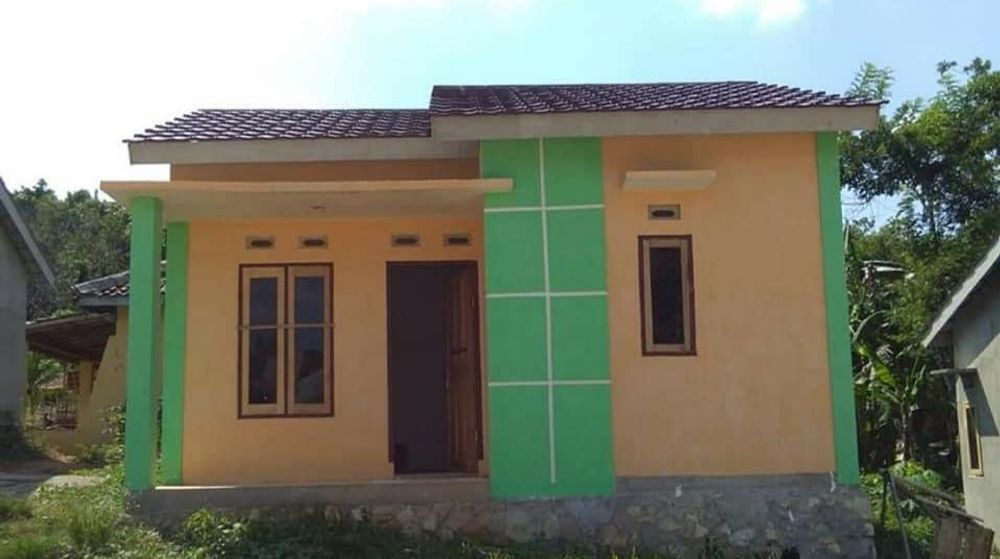 foto tampak rumah tipe rumah 36 perumahan Graha Sion Air Paoh I