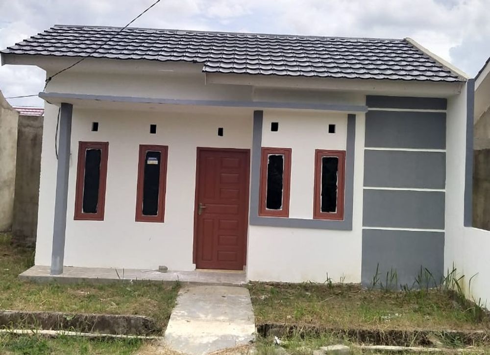 foto tampak rumah tipe 36/125 perumahan BORANG RESIDENCE 2