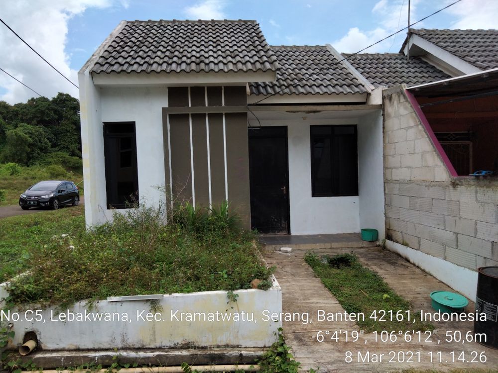 foto tampak rumah tipe 36/60 perumahan SERANG GALLERY KRAMATWATU