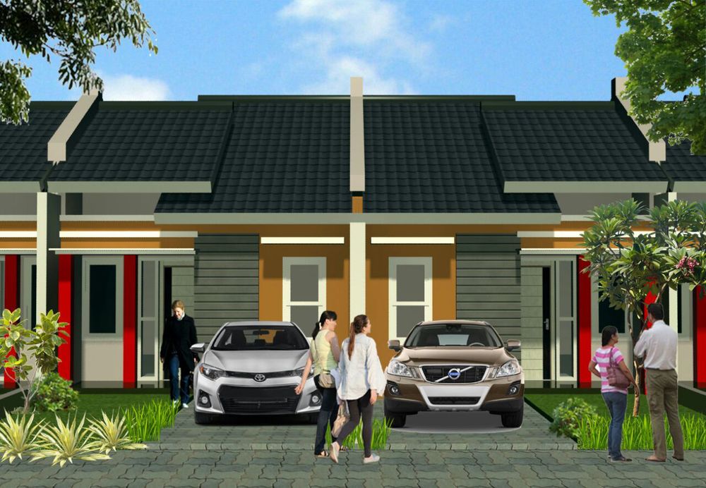 foto tampak rumah tipe 33/60 perumahan GRIYA MANDIRI TEKUNG