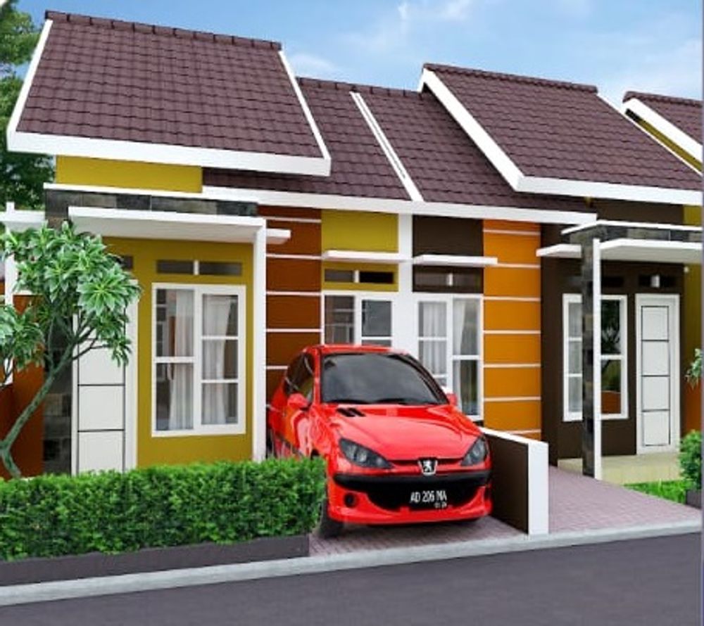 foto tampak rumah tipe TULIP perumahan Elya Residence